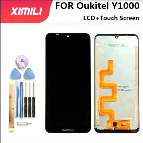 New100% Original Tested 6.09 inch for Oukitel Y1000 LCD Display+Touch Screen Digitizer Assembly LCD+Touch Digitizer for Y1000