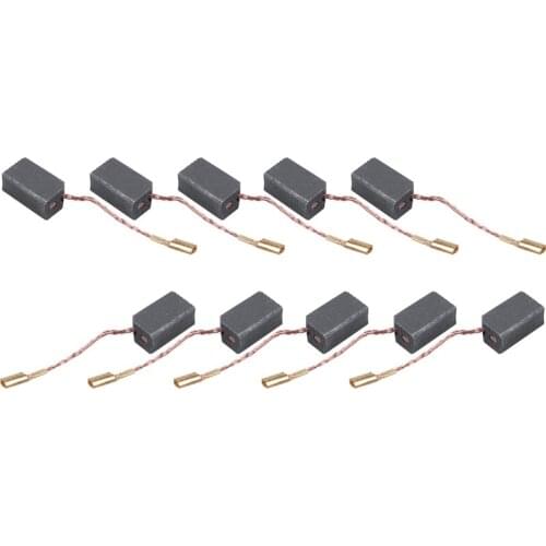 New Replacement 6 * 7 * 13mm Motor Carbon Brushes 5 Pairs