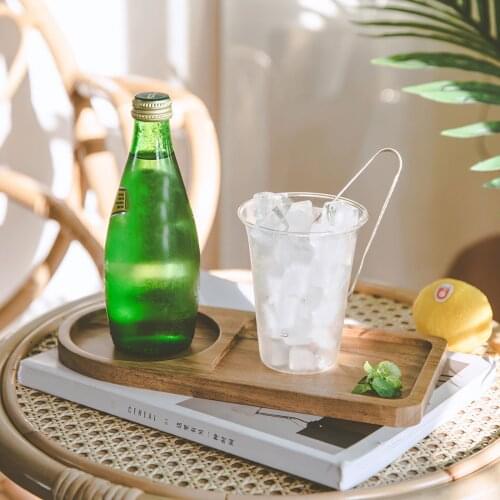 Oval Shape Bamboo Wood Saucer Plant Tray Mini Plant Flower Pot Stand Favor Succulent Pot Tray Simple Elegant Design Home Balcony