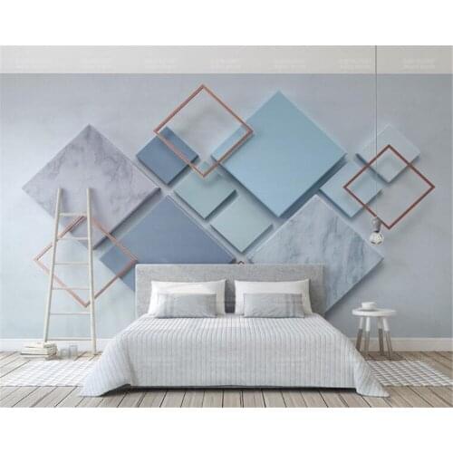 Beibehang Custom 3d photo wallpaper stereo high quality diamond mosaic TV background wall 3d wallpaper papier peint mural 3d