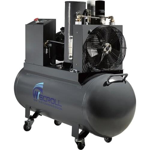 Professional taizhou 200l oil free silent air compressor pump