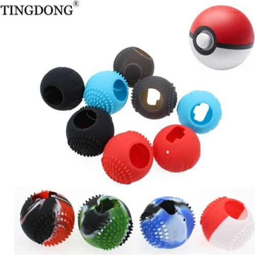 Anti-slip Silicone Case for Nintend Switch NS Poke Ball Plus Controller Pokeball Protective Skin Cover Accessories