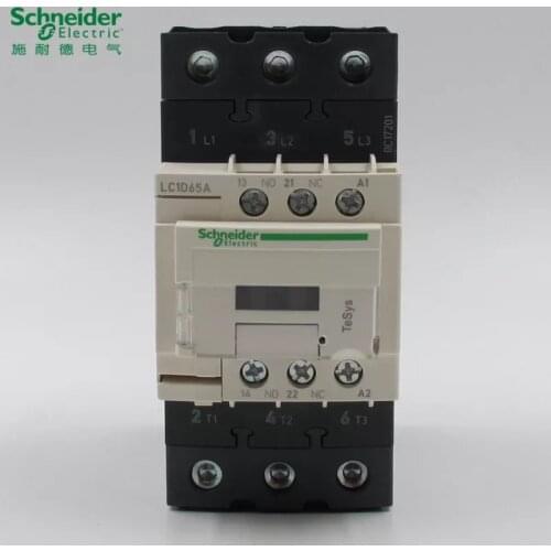 Schneider electric TeSys D 3-ploe contactors-Motor control category AC-3 LC1D65*7C AC24V-380V 65A 50/60HZ