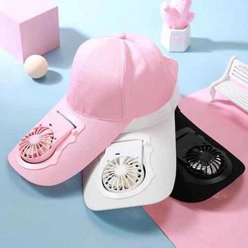 Women Sun Hat Fan USB Charging Breathable Sunscreen Sports Cap Summer Sports Hat Sunscreen Folding Cap For Adult Outdoor Sports