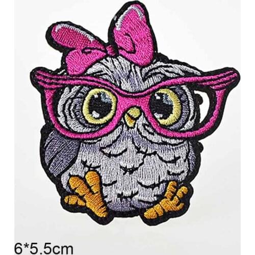Cute Birds Patches Iron On Embroidered Clothes Patches For Clothing Stickers Garment Wholesale