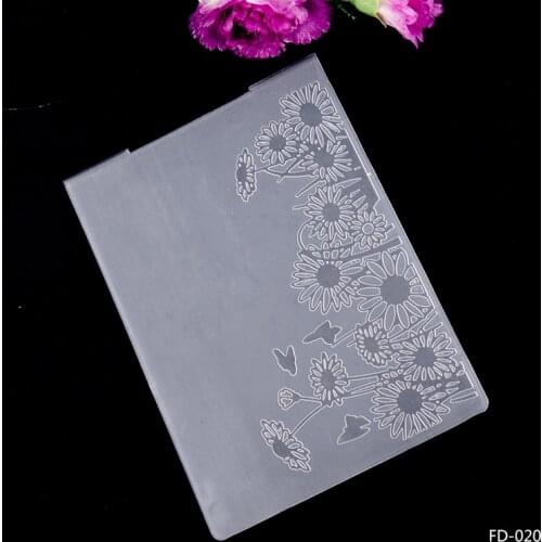 Scrapbook Sunflower DIY cutting dies SCRAPBOOKING PLASTIC EMBOSSING FOLDER for Scrapbooking Photo Album Paper Craft