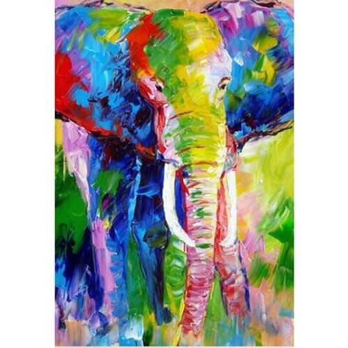 Elephant Diamond Painting Full Square/round New Arrival Picture Of Rhinestones Diamond Mosaic Animal Home Decor ll539