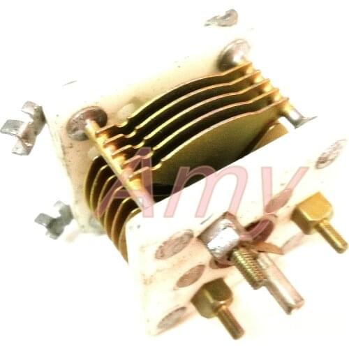 Old products, each connected to 12pf-46pf double connected variable air capacitor