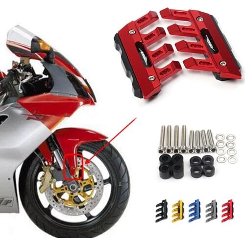 For Aprilia RSV1000R RSV 1000R(RSV MILLE R)Motorcycle CNC Accessories Mudguard Side Protection Front Fender Anti-Fall Slide