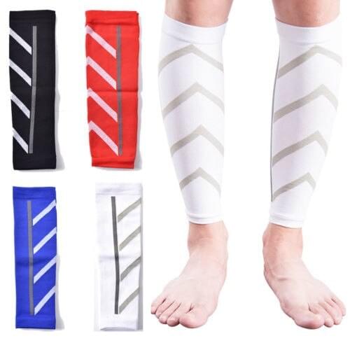 Men Casual Fashion Sports Leg Calf Support Stretch Sleeve Compression Socks Running Basketball Warmers INS hot sale