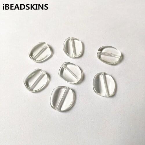 New arrival! 18x15mm 680pcs Clear acrylic Irregular coin shape beads for Necklace,Earrings parts,hand Made Jewelry DIY