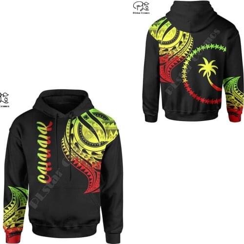 New Brand Island Chuuk Country Flag Tribal Culture Retro Streetwear Tracksuit Men/Women Pullover 3DPrint Funny Casual Hoodies A6