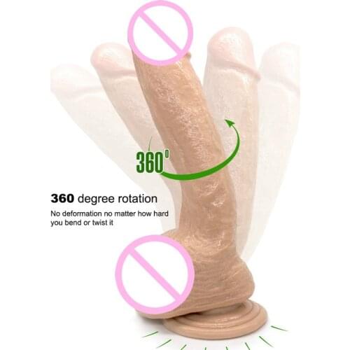 Womens Super Love Sex Toys Large Realistic Dildo with Suction Cup Female Masturbation Adult Toy Huge Penis Dick Dong