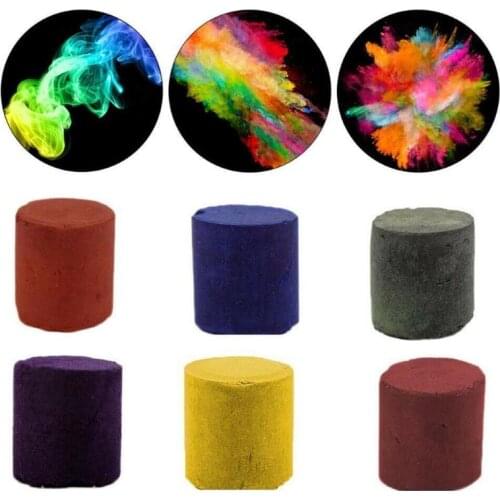 1pcs Trick Props Colorful Halloween Smoke Cake Photo Spray Props Props Portable Party Stage Tricks Studio Hallo W8C8