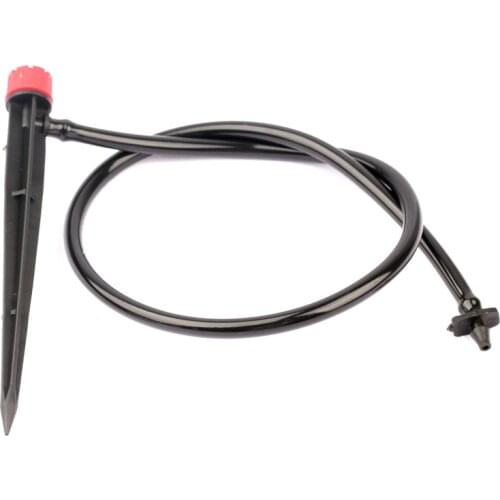 10/20/40set/Lot Ground Inserted 360 Degree 8 Holes Sprinkler With 50cm 4/7 Hose and Barbed Connector Garden Drip Irrigation Kits