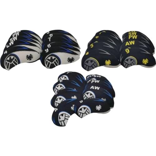10pcs/set Golf Club Iron Head Cover Protection Headcover Fits Most Brands for Golf Lovers