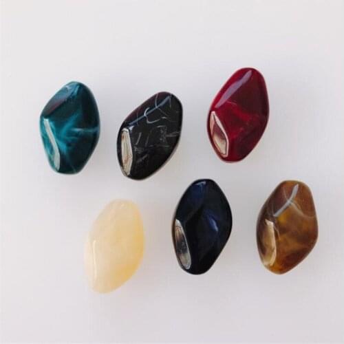 10pcs/lot new creative fashion irregular geometric resin charm connectors for diy earrings pendant jewelry making accessories