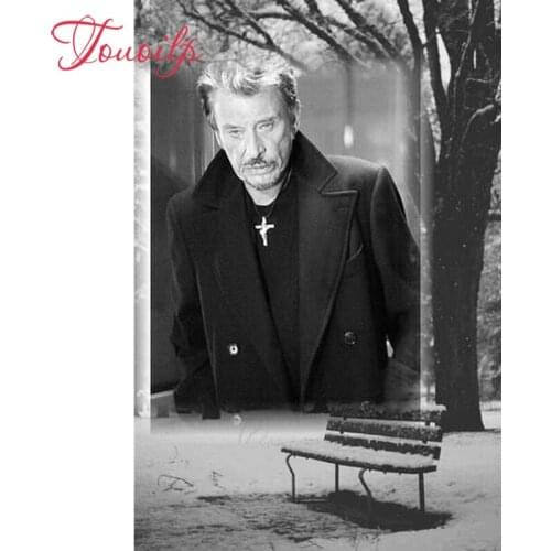 5d diy Diamond Embroidery Full Square&round Drill Mosaic Picture 5d Johnny Hallyday Diamond Painting Cross Stitch Home Decor