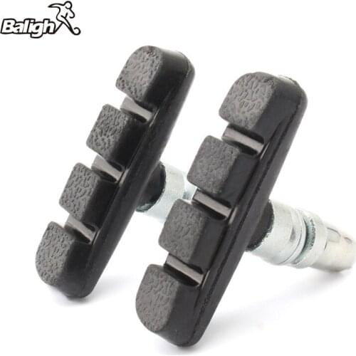 Balight 1 Pair Bike Brake Pads Shoes for Alloy Rims Durable Bicycle Brake Pads Shoes Tools Road Bike Brake