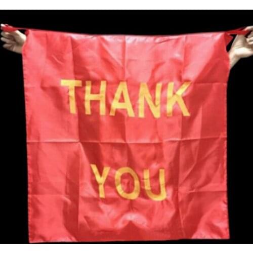 Free shipping Bag to Streamer Thank you - Magic Tricks,Stage,Accessories,Gimmick,Silk Scarf,Illusion,Comedy,Party Trick