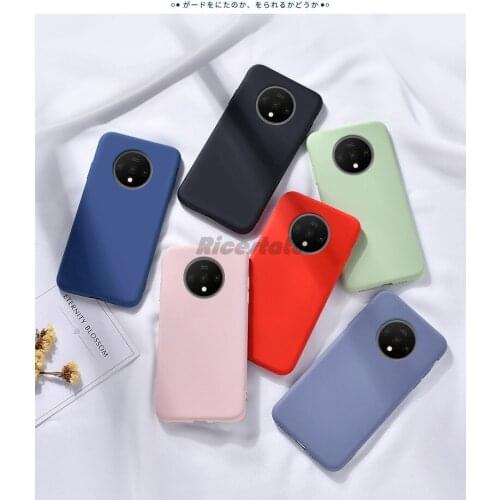Case For OnePlus 7T OnePlus 7 T 1+7T Silicone TPU soft case For One Plus 7T Ultra thin Clear and Matte Solid Cover case