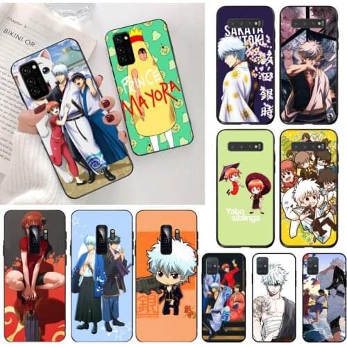 GINTAMA amine Phone Case for Samsung S20 plus Ultra S6 S7 edge S8 S9 plus S10 5G lite 2020