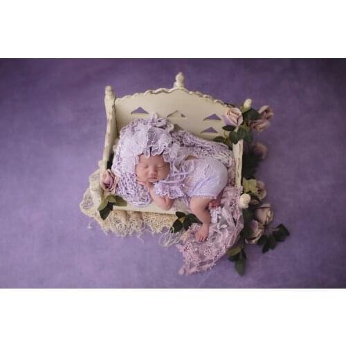 Newborn Baby Crib European-style Baby Crib Photography Prop Infant Shoot Bed Mysterious Theme Shooting Infant Photography Prop