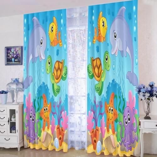 Efşan Finny 140x200 Children 'S Room Backdrop Curtain