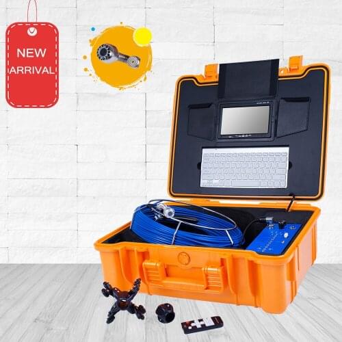 2020 New Remote Control Sewer Inspection Camera Pipe Clean 25mm Endoscope Lens 7inch Monitor HD