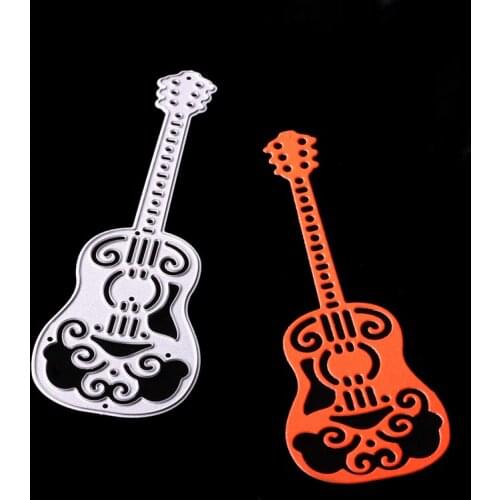 Metal guitar paper die cutting dies for Scrapbooking/DIY Easter wedding Halloween Easter card