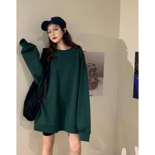 2021 New Women Spring Male Casual Hoodies Sweatshirts Autumn Solid Color Hoodies Sweatshirt Tops Clothes