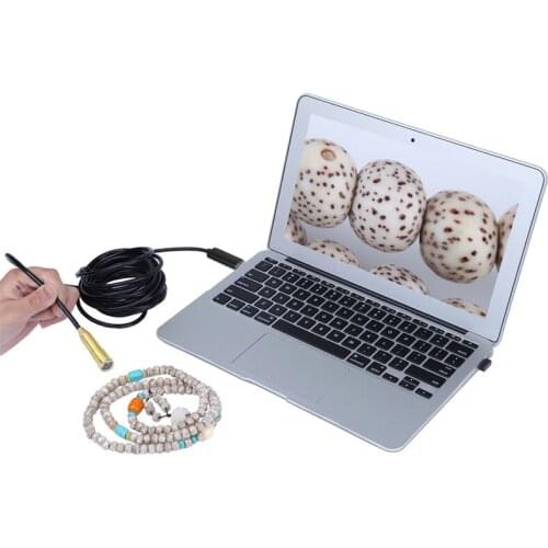 7.0MM Lens With 6pcs Adjustable LED Lights Waterproof 5M Mini Android PC USB Endoscope Waterproof IP67 HD 6 LED Camera 5V