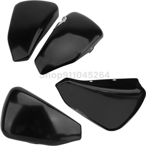 Motorcycle Battery Left Right Side Fairing Battery Cover Guard For Harley Sportster 883 1200 XL 2014-2018 Black