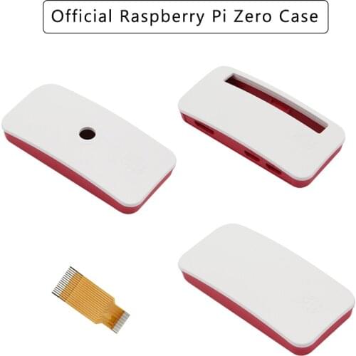 Official Raspberry Pi Zero W Case Official ABS Box Red White Enclosure Shell for Raspberry Pi Zero 1.3/W/WH
