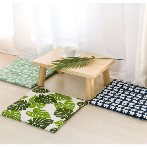 40*40cm Home Chair Seat Cushion Pad Square Winter Floor Cushion Pads Cotton Linen Decorative Sofa Chair Cushion