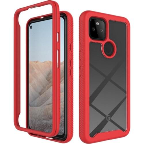 Transparent Armor Case For Google Pixel 5A 5 4A 5G 4 XL Luxury Shockproof TPU Bumper Back Cover Capa For Google Pixel 3A XL