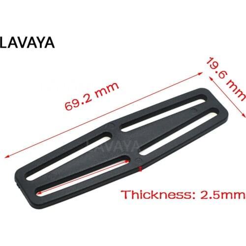 500pcs/pack Pack 1-3/16"(30mm) Webbing Plastic Dress Buckle Back Belt Strap Slider Pad For Backpack Accessories