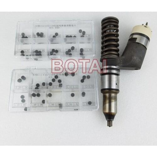 CAT C13 C15 C18 3512 Injector Solenoid valve Spring force adjusting gasket shims,diesel Injector Shim 2.80-3.00mm 3.00-3.20m