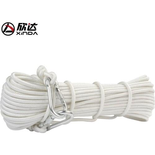XINDA 8mm steel wire safety rope family fire escape rope life high - level fire rope safety rope 10M