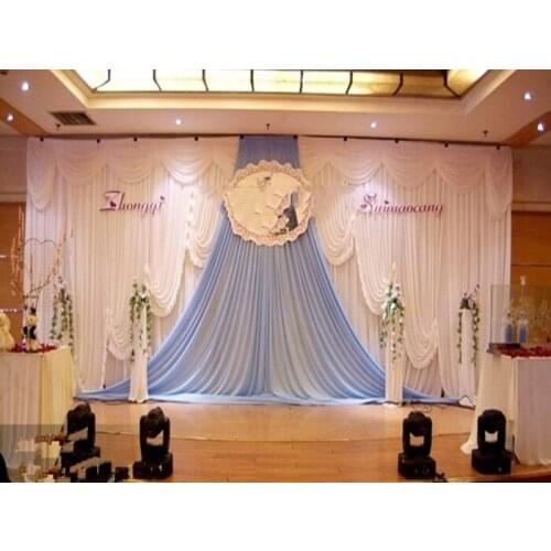 Wedding curtain decoration Party Backdrop Drapes Curtain 10ft*20ft stage decoration banquet stage wedding favors and gifts