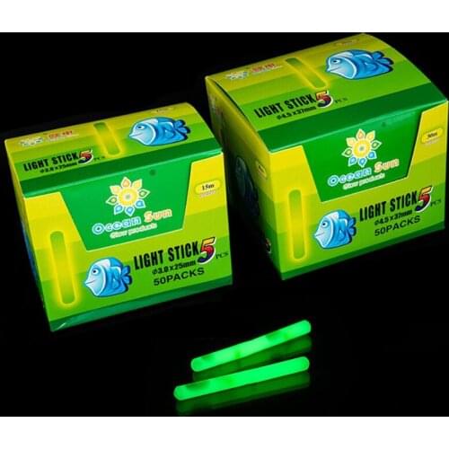 Wholesale 100Pack/500Pcs 25/37mm Fishing Light Stick Night Fluorescent Lightsticks Glow Sticks Luminous Float Fishing A31