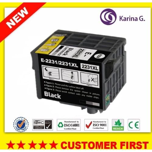 T2231 Compatible Pigment Ink cartridge Suit For Epson WorkForce WF-M1561 WF-M1030 etc
