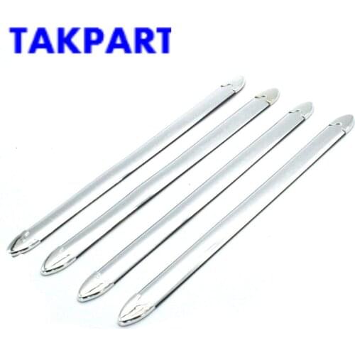 TAKPART 4 Pcs/Set Car Anti-Collision Strip Bumper Protector Car Crash Bar Anti-Rub