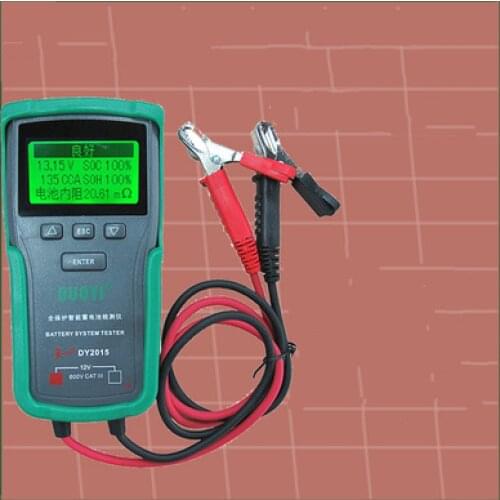 More than one car 12 v battery electric vehicle inspection tester battery conductance resistance DY2015 CCA electricity producti