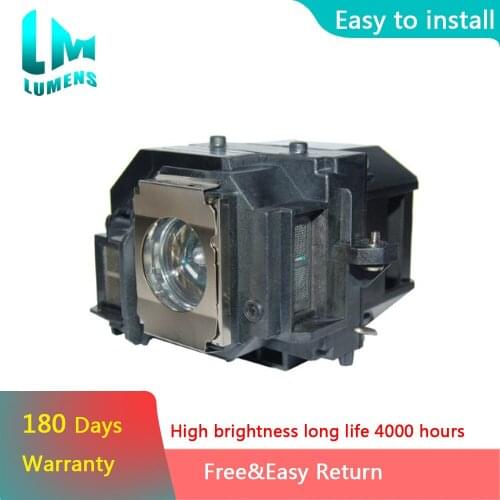 For ELPLP58 Compatible bulb with housing for Epson EB-S9 EB-X92 EB-S92 EB-W10 EB-W9 EB-X10 EB-X9 EB-S10 EX3200 EX5200