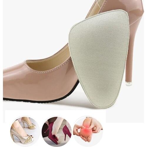 Women High Heels Shoes Anti-slip Cushion Half Yard Insert Pads Ponge Forefoot Pads Foot Care Front Insoles