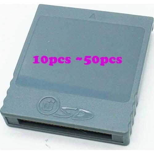 10pcs ~50pcs for Gamecube GC SD Memory Card Stick Adaptor Converter For Nintendo Wii Video Game Console Card Reader