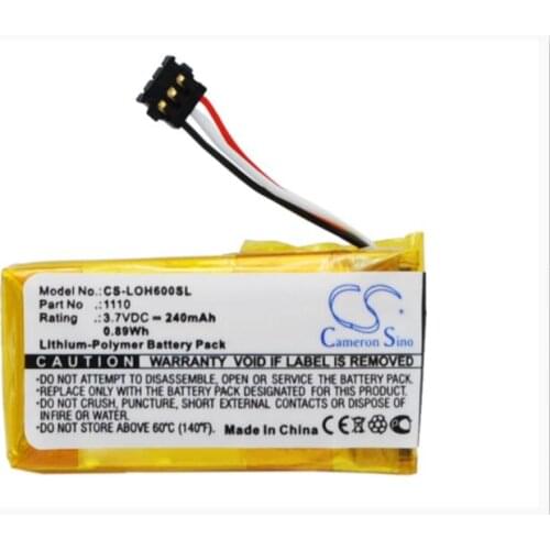 Cameron Sino 240mAh battery for LOGITECH H600 1110 Wireless Headset Battery