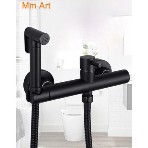 Bidet Toilet Flusher Booster Spray Gun Hot and Cold Faucet Water Gun Pack