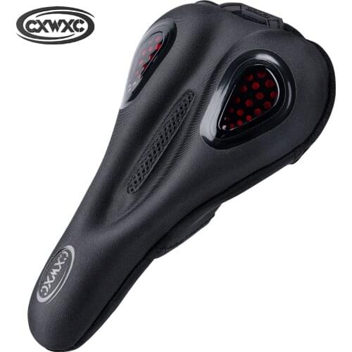 Foam Gel Bike Seat Cover For Men Women Saddle Seat MTB Road Spin Exercise Bike Bicycle Saddle Cover Comfort Bike Cushion Padded